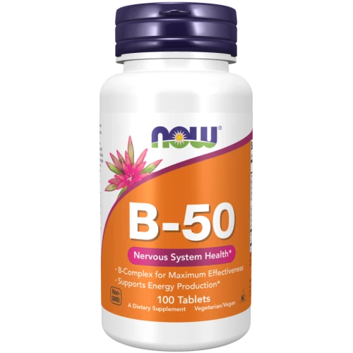 NOW - Vitamin B-50 - 100 tabletek